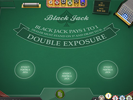 Blackjack Double Exposure online