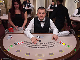Blackjack Live la Unibet Casino