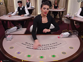 Blackjack Live la Unibet Casino