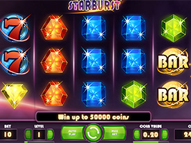 Starburts slot la NetBet cazino